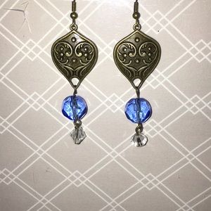 Antique Bronze Chandelier earrings